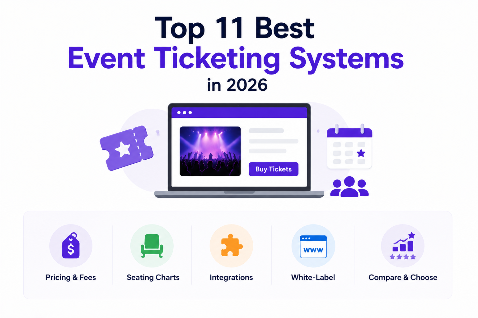 Top 11 Best Event Ticketing Systems in 2026
